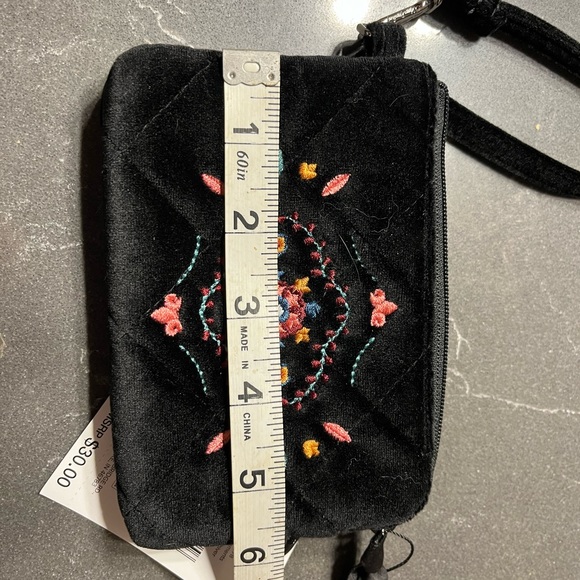 Vera Bradley velvet embroidered wristlet - Picture 3 of 4